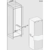 Miele K 7778 C PerfectFresh Active   beépíthető kombinált hűtőszekrény