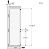 Miele KDN 7724 E Active beépíthető kombinált hűtőszekrény