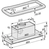 Miele DA 2698 kürtőbe építhető páraelszívó