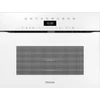 Miele H 7440 BMX briliánsfehér fogantyú nélküli mikrohullámú üzemmóddal kombinált sütő