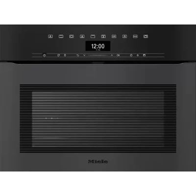 Miele H 7440 BPX 125 Gala Ed Obszidiánfekete matt fogantyú nélküli beépíthető kompakt sütő