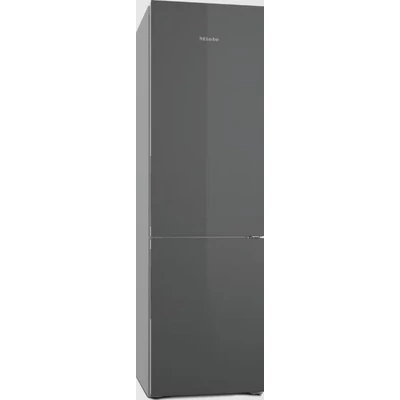 Miele KFN 4898 AD Grafitszürke üveg hűtő-fagyasztó kombináció