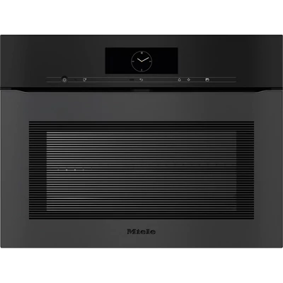 Miele H 7840 BPX 125 Gala Ed Obszidiánfekete matt beépíthető fogantyú nélküli kompakt sütő