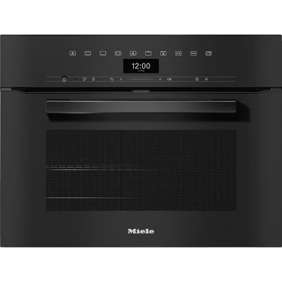 Miele H 7440 B obszidiánfekete beépíthető kompakt sütő