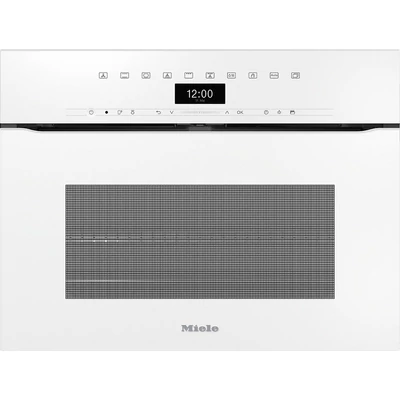 Miele H 7440 BPX brilliánsfehér beépíthető fogantyú nélküli kompakt sütő