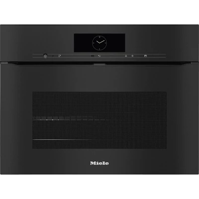 Miele H 7840 BPX Obszidiánfekete beépíthető fogantyú nélküli kompakt sütő