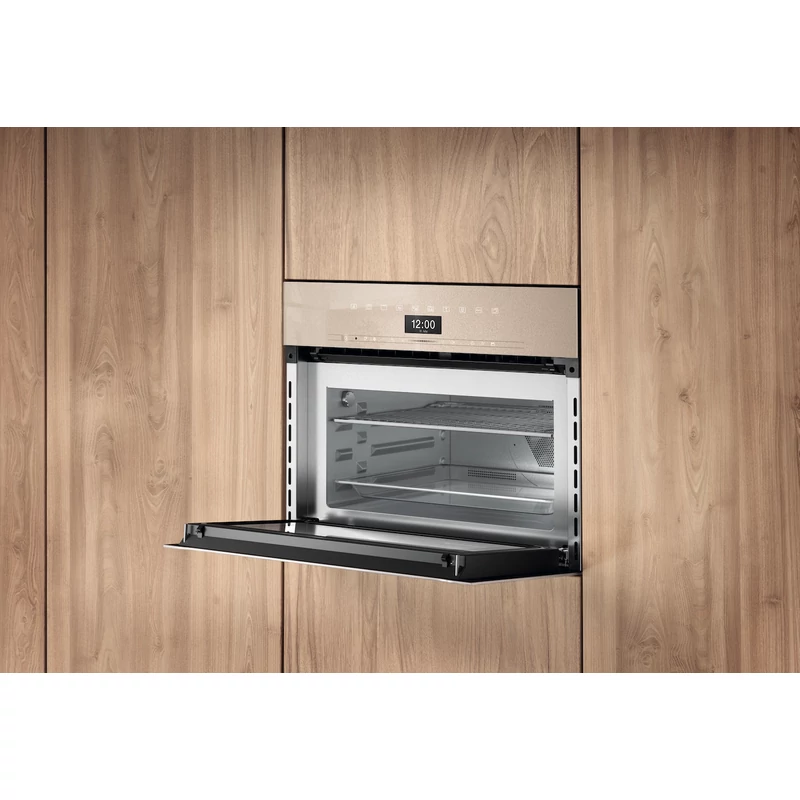 Miele H 7440 BMX Pearlbeige fogantyú nélküli mikrohullámú üzemmóddal kombinált sütő