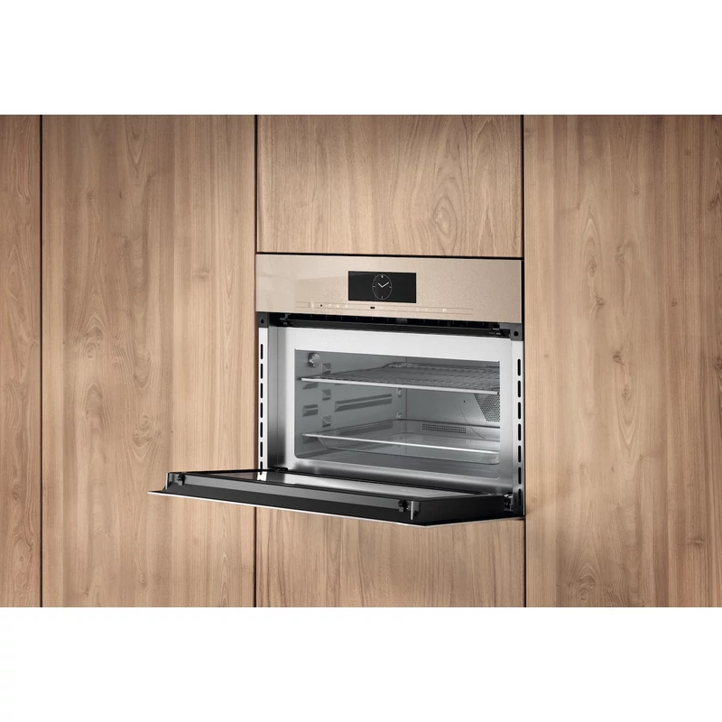 Miele H 7840 BMX Pearlbeige fogantyú nélküli mikrohullámú üzemmóddal kombinált sütő