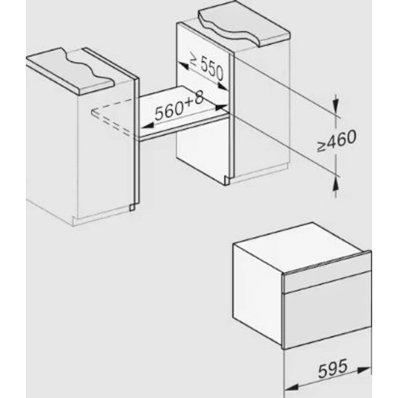 Miele DGC 7440 HCX Pro 125 Gala Ed Obszidiánfekete matt kombi gőzpároló