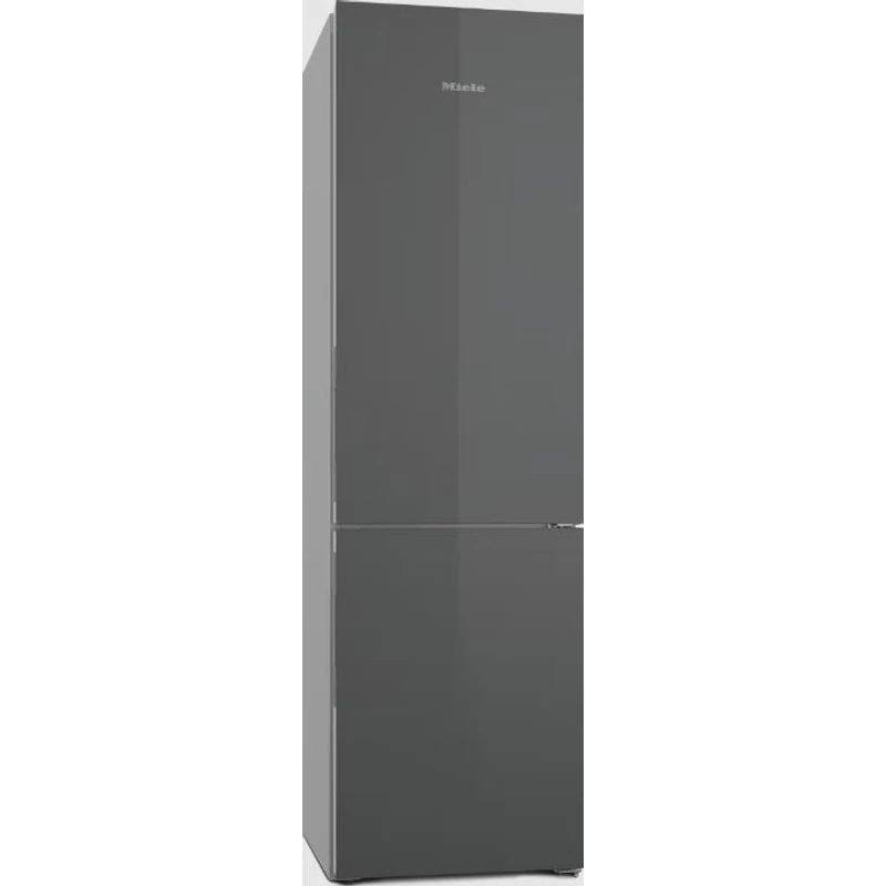 Miele KFN 4898 AD Grafitszürke üveg hűtő-fagyasztó kombináció