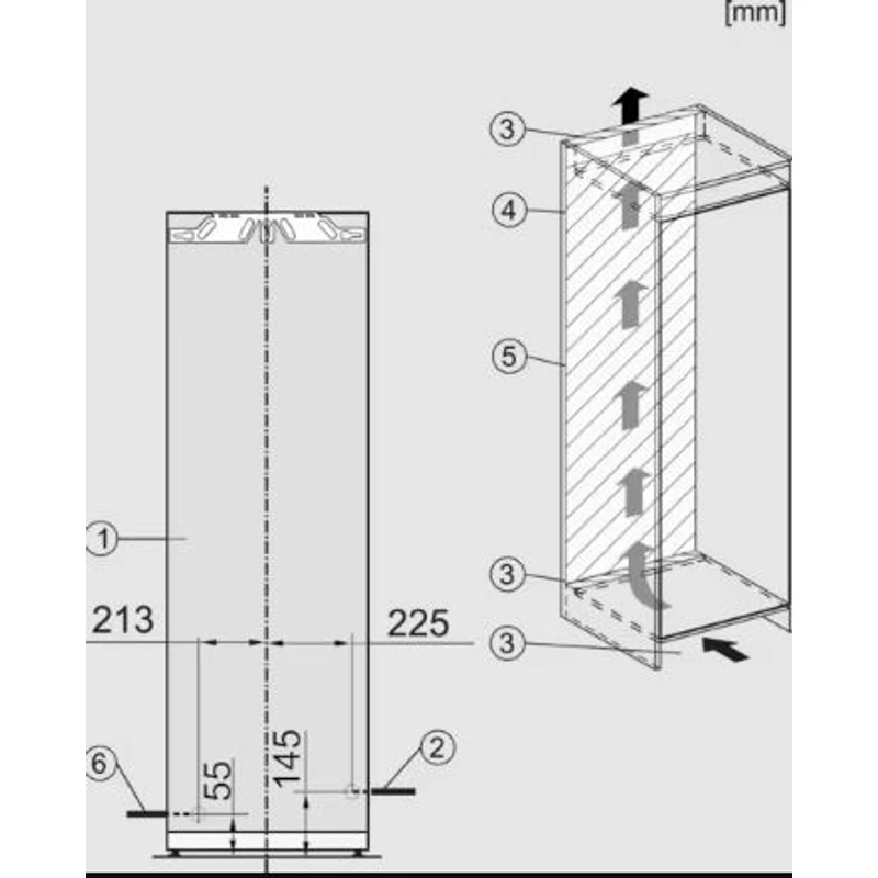 Miele FNS 7774 D beépíthető fagyasztó