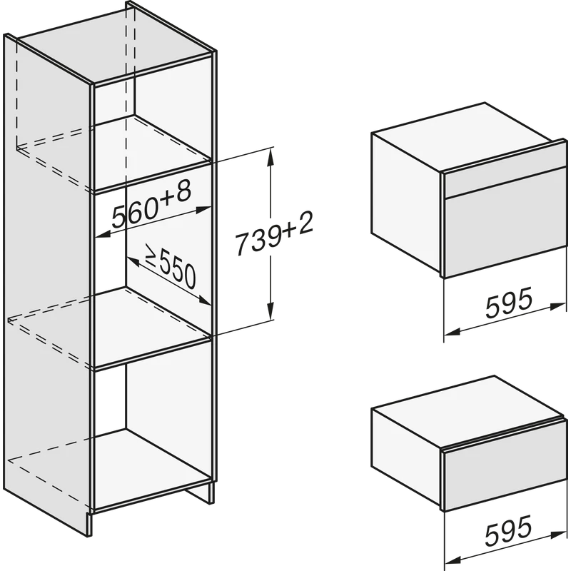 Miele ESW 7020 125 Gala Ed Obszidiánfekete matt edénymelegítő fiók