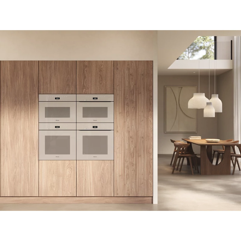 Miele DGC 7460 HCX Pro Pearlbeige beépíthető kombi gőzpároló