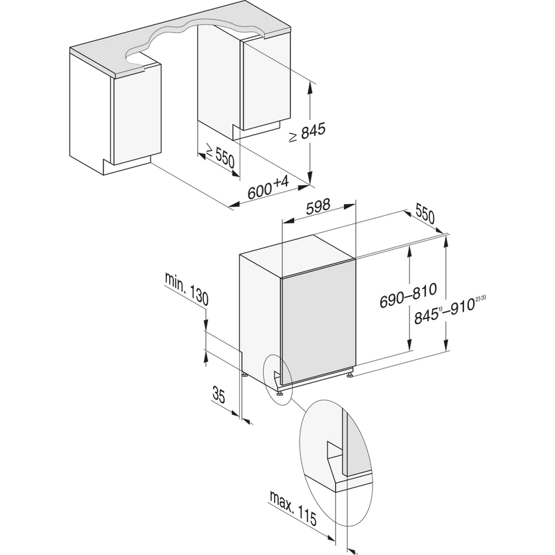 Miele G 7985 SCVi XXL AutoDos K2O CleanSteel/obszidiánfekete  teljesen integrált mosogatógép