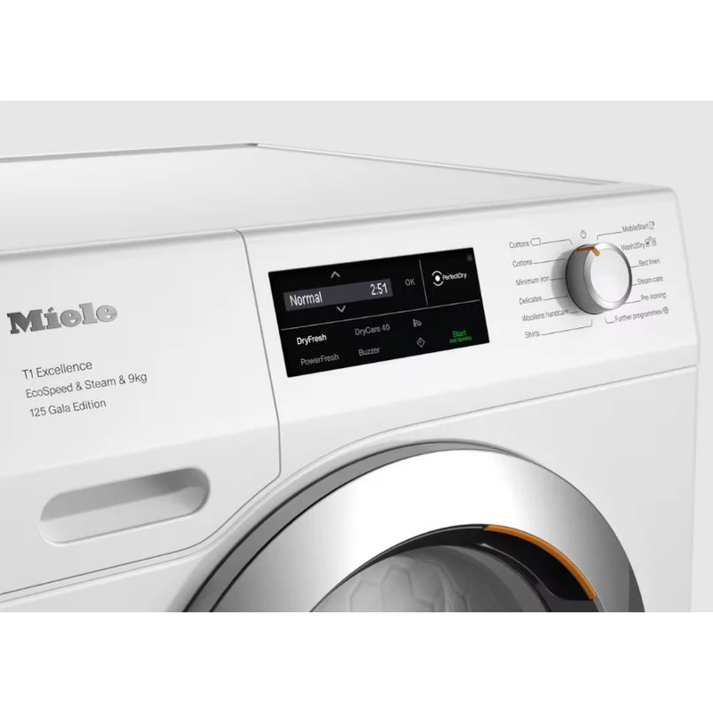 Miele TEL695WP 125 Gala Edition lótuszfehér  hőszivattyús szárítógép