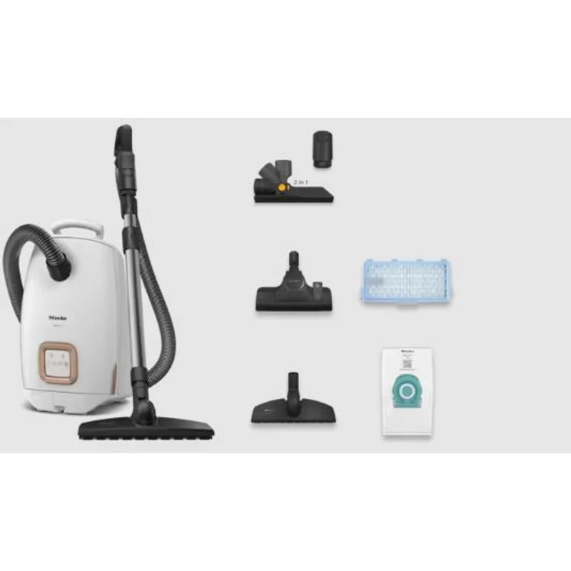 MIELE  Guard L1 Parquet Briliánsfehér  porzsákos padlóporszívó