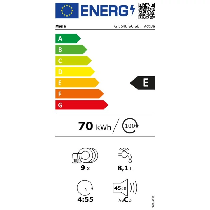Miele G 5540 SC szabadon álló mosogatógép