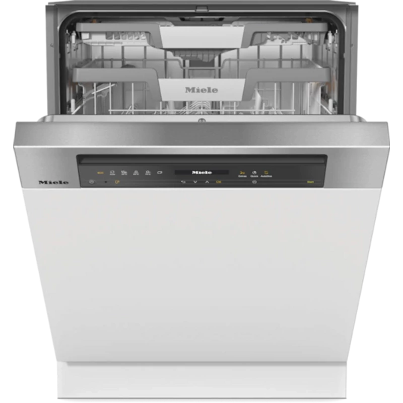 Miele G 7601 SCi AutoDos beépíthető mosogatógép látható kezelőpanellel