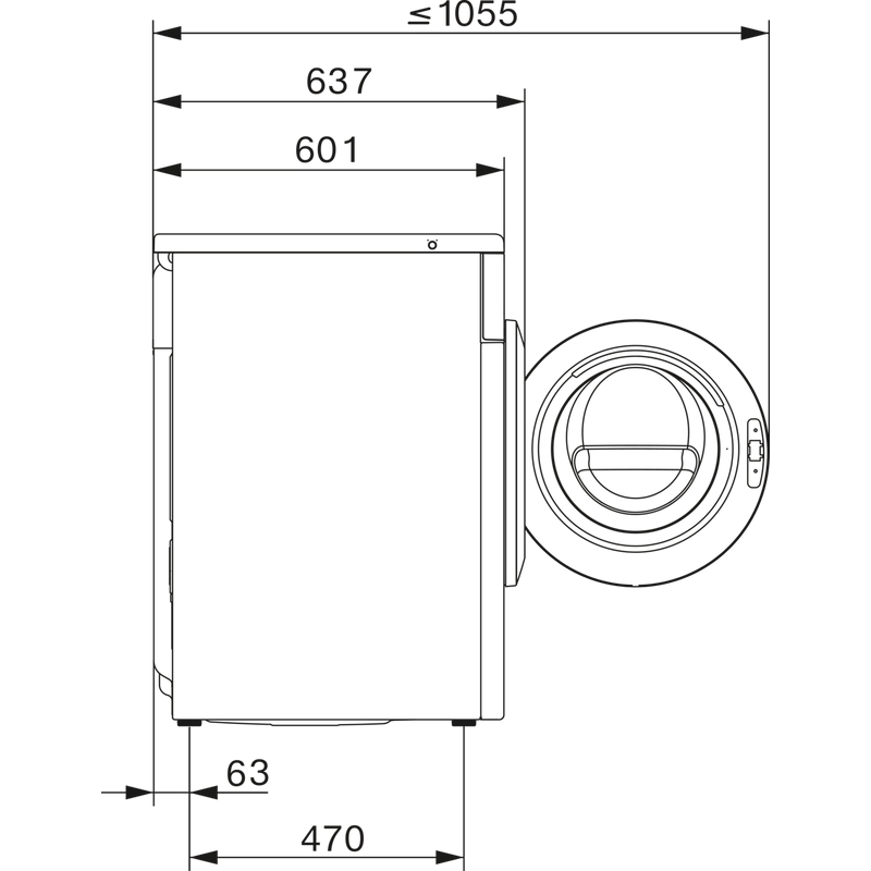Miele WTD160 WCS 8/5 kg WT1 mosó-szárítógép