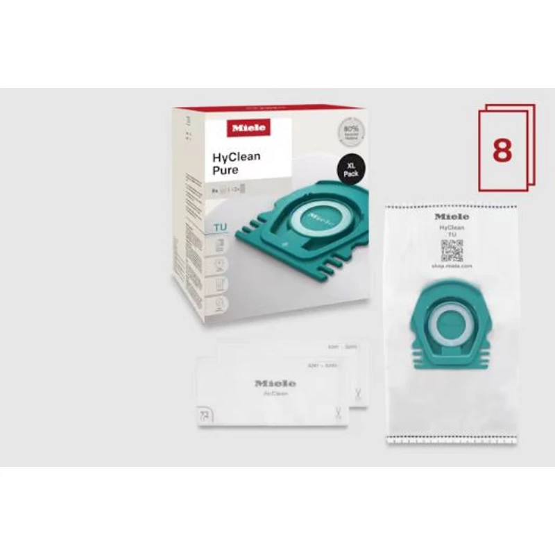 Miele TU XL HyClean 8 darab porzsák + SF HA 50 Hepa szűrő
