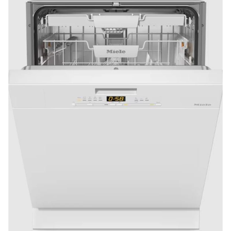 MieleG 5611 SCi Active briliánsfehér látható kezelőpanellel