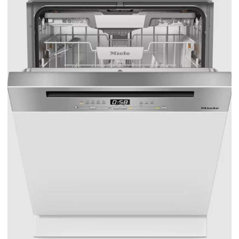 Miele G 5811 SCi Active Plus CleanSteel nemesacél  beépíthető mosogatógép látható kezelőpanellel