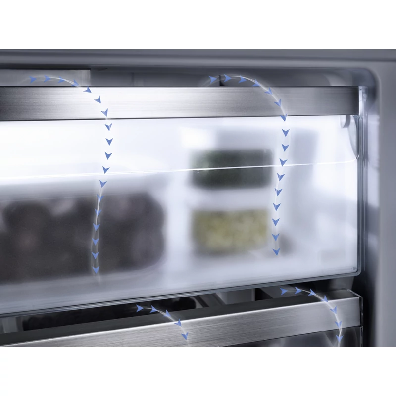 Miele KFN 7744 E beépíthető kombinált hűtőszekrény