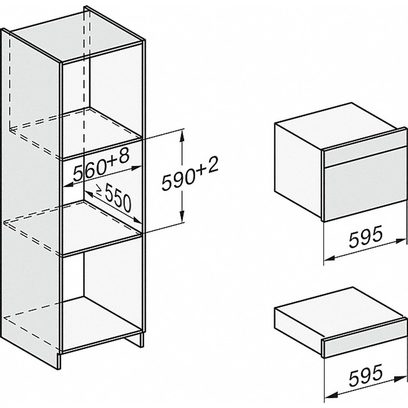 Miele ESW 7010 edénymelegítő fiók