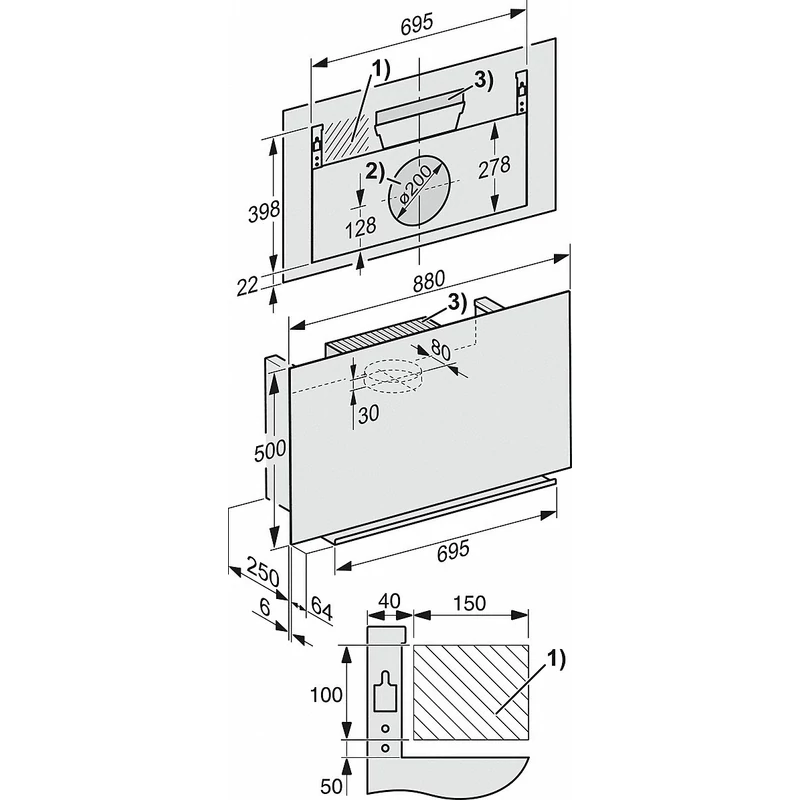 Miele DA 9092 W Screen grgr  fali páraelszívó
