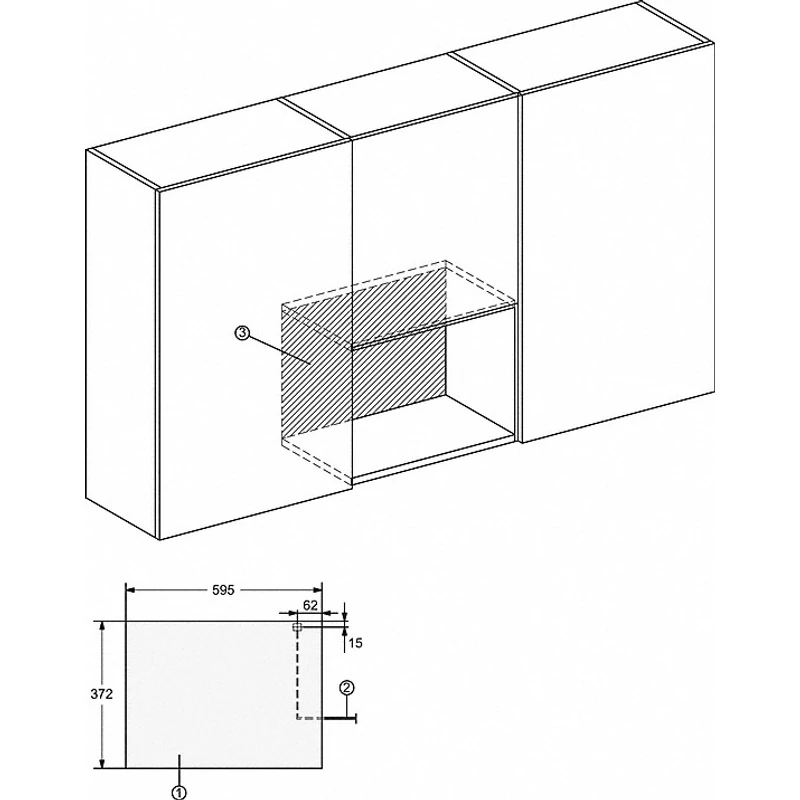 Miele M 2234 SC beépíthető mikrohullámú sütő