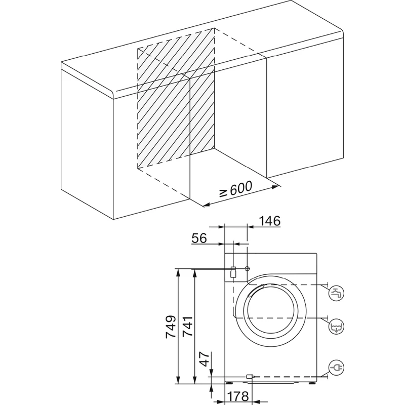 Miele WEA 035 WCS Active mosógép