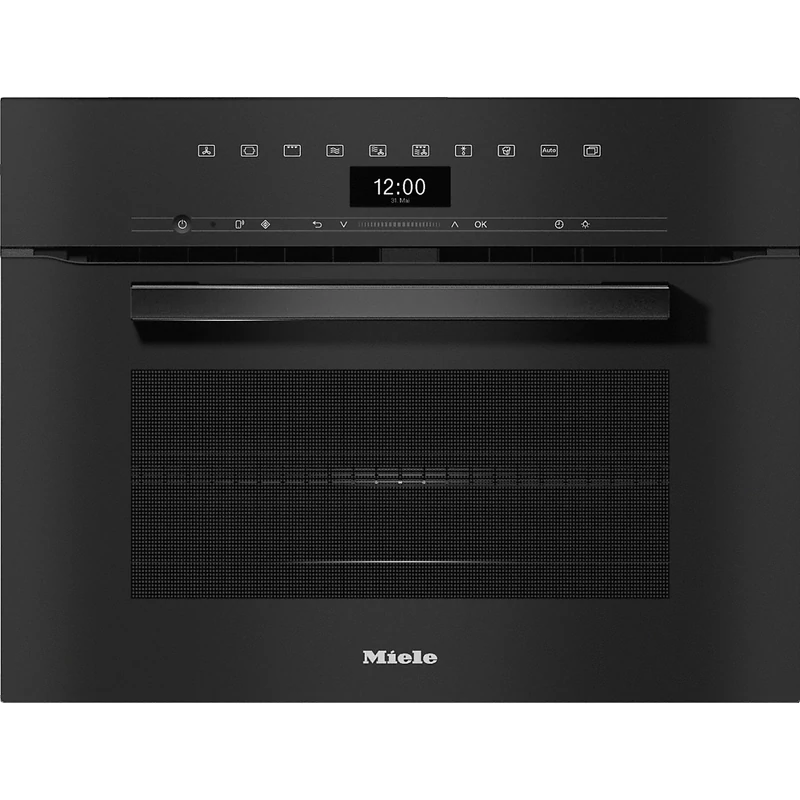 Miele H 7440 BM obszidiánfekete mikrohullámú üzemmóddal kombinált sütő