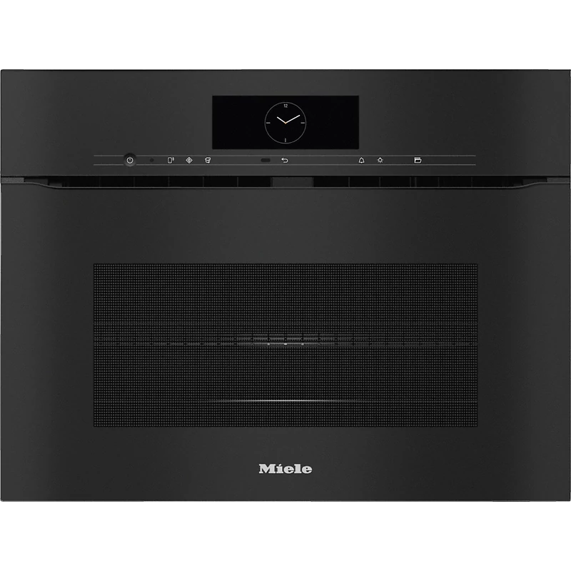Miele H 7840 BMX obszidiánfekete fogantyú nélküli mikrohullámú üzemmóddal kombinált sütő