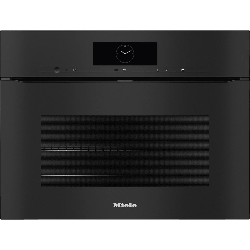 Miele H 7840 BPX Obszidiánfekete beépíthető fogantyú nélküli kompakt sütő