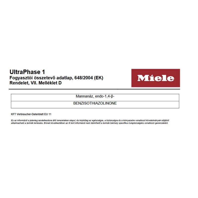 Miele Set 5 UltraPhase All in Two mosószer szett 5 darabos 12695650